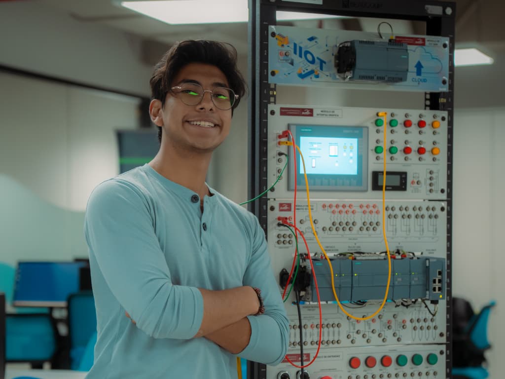 Estudiante de Ingeniería en Electrónica y Automatización UDLA, único latinoamericano en ganar beca ISA