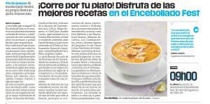 ¡Corre por tu plato! Disfruta de las mejores recetas en el Encebollado Fest
